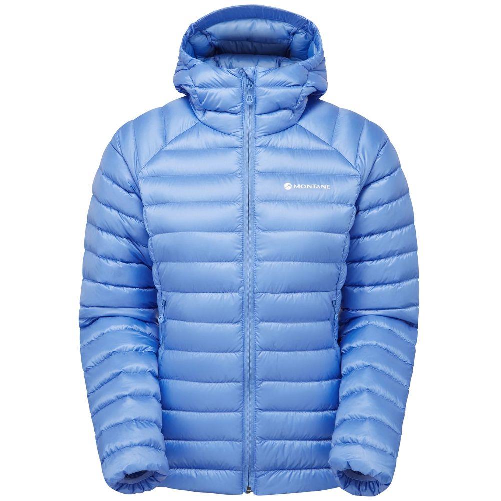 Montane Women s Anti Freeze Hooded Down Jacket Cornflower Summits Outdoor