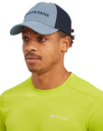 Montane Basecamp Mono Cap (Stone Blue) man looking away