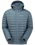 Montane Men's Anti-Freeze Hooded Down Jacket (Stone Blue)