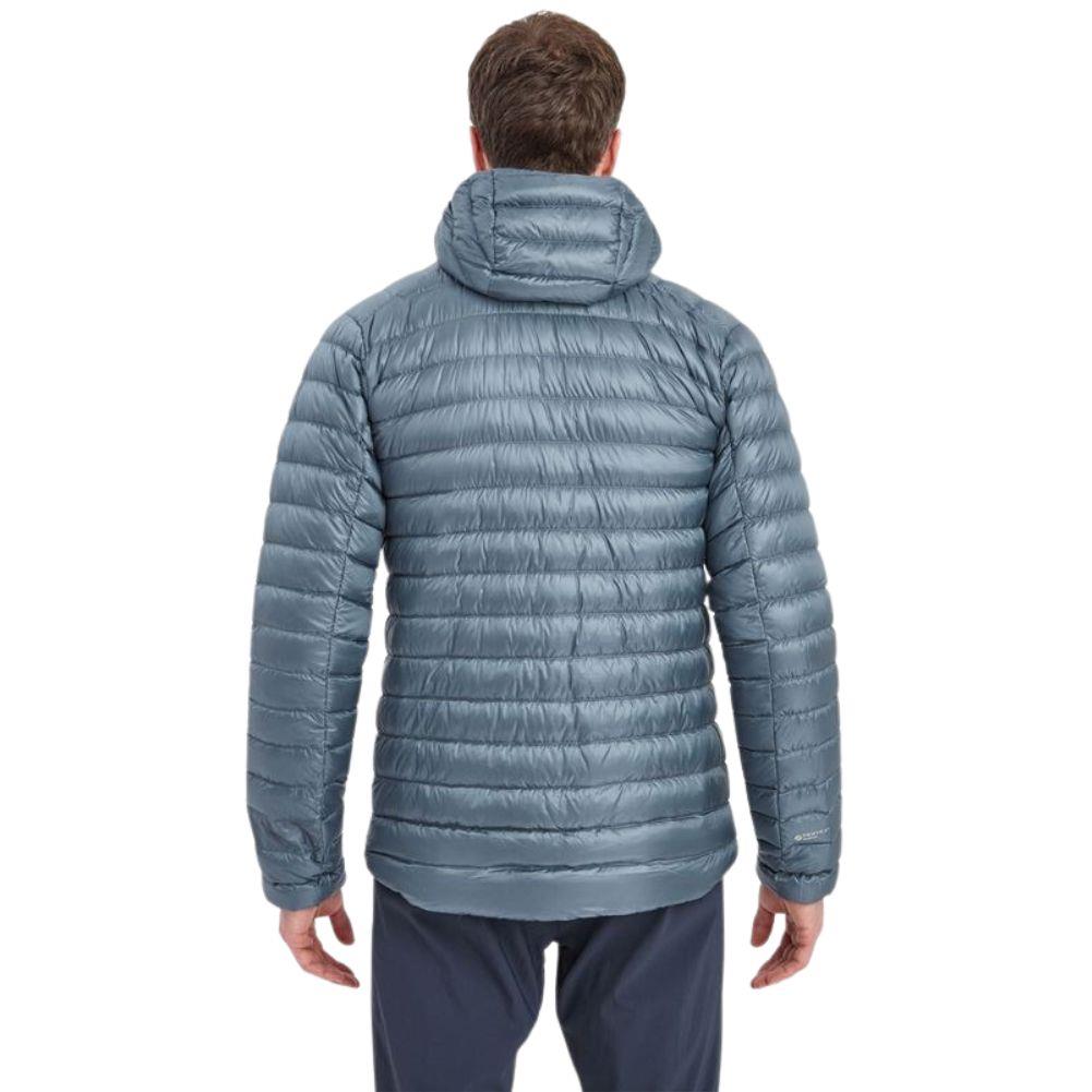 Montane Men's Anti-Freeze Hooded Down Jacket (Stone Blue) back