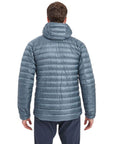 Montane Men's Anti-Freeze Hooded Down Jacket (Stone Blue) back