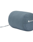 Montane Men's Anti-Freeze Hooded Down Jacket (Stone Blue) packed up