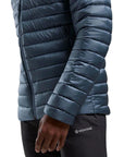 Montane Men's Anti-Freeze Hooded Down Jacket (Stone Blue) sleeve
