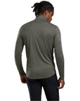 Montane Men's Dart Zip Neck T-Shirt (Caper) model back