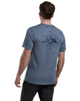 Montane Men's Impact Compass T-Shirt (Stone Blue) model back