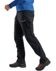 Montane Men's Terra XT Pants - Regular (Black) walking to left