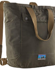Patagonia Waxed Canvas Tote Pack 27L (Basin Green)