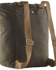 Patagonia Waxed Canvas Tote Pack 27L (Basin Green) back