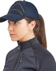 Montane Basecamp Logo Cap (Eclipse Blue) woman looking away