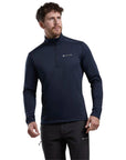 Montane Men's Protium Fleece Pull-On Jacket (Eclipse Blue) modle