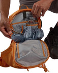 Montane Trailblazer 8L Backpack (Flame Orange) open bag