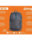 Vango Hex Day 20L Day Pack (Grey)