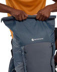 Montane Trailblazer 44L Backpack (Stone Blue) roll up