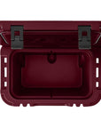 Yeti Roadie 32 Wheeled Cool Box (Wild Vine Red) inside