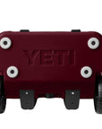 Yeti Roadie 32 Wheeled Cool Box (Wild Vine Red)bottom wheels