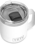 Yeti Rambler 10 oz (296 ml) Stackable Mug (White) top angle