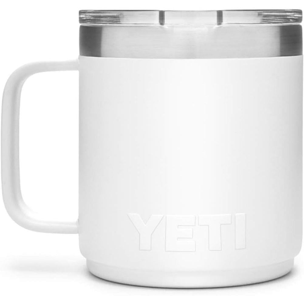 Yeti Rambler 10 oz (296 ml) Stackable Mug (White) bck