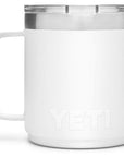 Yeti Rambler 10 oz (296 ml) Stackable Mug (White) bck