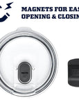 Yeti Rambler 10 oz (296 ml) Stackable Mug (White) magnet