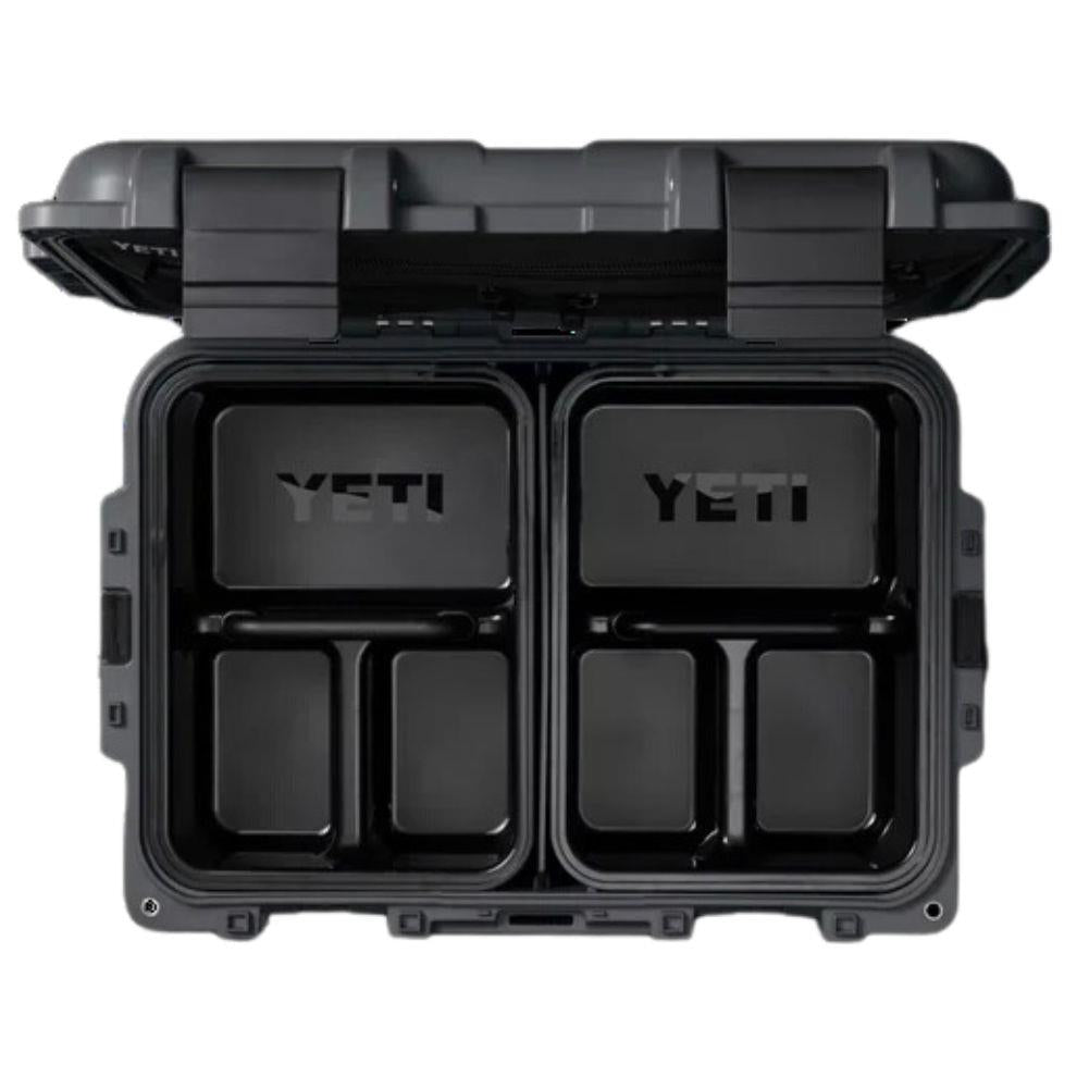 Yeti LoadOut GoBox 30 Gear Case (Charcoal) top view of container