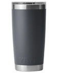Yeti Rambler 20 OZ Tumbler (Charcoal) back