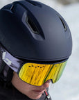 Bollé Atmos Pure Snow Sports Helmet (Plum Tie & Dye Matte) - Front