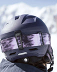 Bollé Atmos Pure Snow Sports Helmet (Plum Tie & Dye Matte) - Back