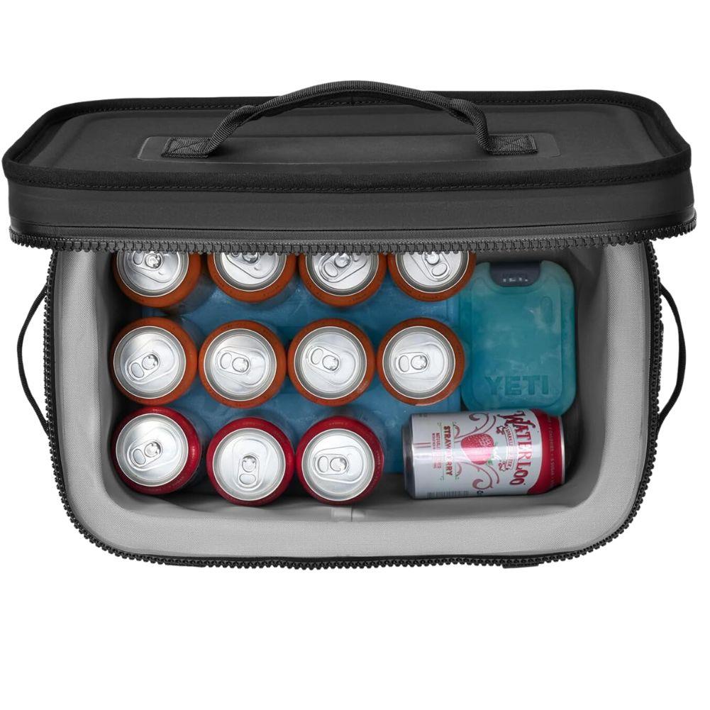 Yeti Hopper Flip 18 Cool Bag (Black) cans