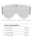 Bollé Women's Blanca Ski Goggles (Black Matte/Rose Gold) - Cat 2 - Size