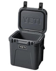 Yeti Roadie 24 Cool Box (Charcoal) lid up