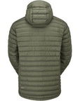 Rab Men's Microlight Alpine Down Jacket (Light Khaki) back