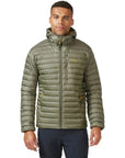 Rab Men's Microlight Alpine Down Jacket (Light Khaki) model