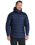 Rab Men's Electron Pro Down Jacket (Deep Ink) model front