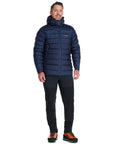 Rab Men's Electron Pro Down Jacket (Deep Ink) full body