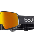 Bollé Unisex Nevada Ski Goggles (Black Matte/Sunrise)