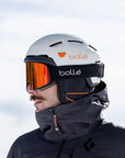 Bollé Unisex Nevada Ski Goggles (Black Matte/Sunrise) - Side