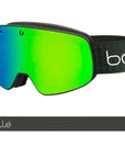 Bollé Unisex Nevada Ski Goggles (Forest Matte/Green Emerald) - Cat 2
