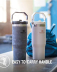 Stanley Iceflow Flip Straw Tumbler 890ML (Frost) easy to carry