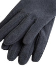 Trekmates Annat Fleece Glove (Dark Grey Marl) fingers