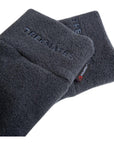 Trekmates Annat Fleece Glove (Dark Grey Marl) double logo