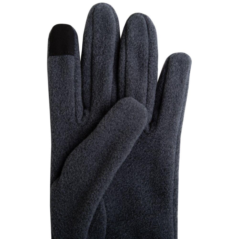 Trekmates Annat Fleece Glove (Dark Grey Marl) finers tips