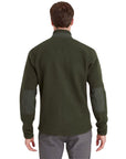 Montane Men's Chonos Fleece Jacket (Oak Green) model back