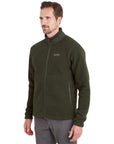 Montane Men's Chonos Fleece Jacket (Oak Green) model angle