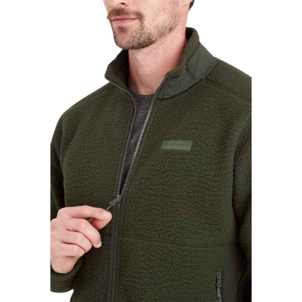 Montane Men's Chonos Fleece Jacket (Oak Green) zipper