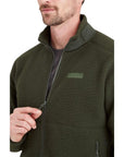 Montane Men's Chonos Fleece Jacket (Oak Green) zipper