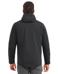 Montane Men's Fireball Hooded Insulated Jacket (Black) model back