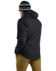 Montane Men's Fireball Hooded Insulated Jacket (Black) walking away