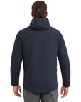 Montane Men's Fireball Hooded Insulated Jacket (Eclipse Blue) model back