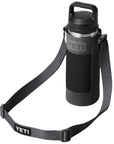 Yeti Rambler Bottle Sling (Charcoal) bottle top angle