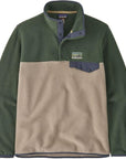 Patagonia Men's Lightweight Synchilla Snap-T Fleece Pullover (Seabird Grey)